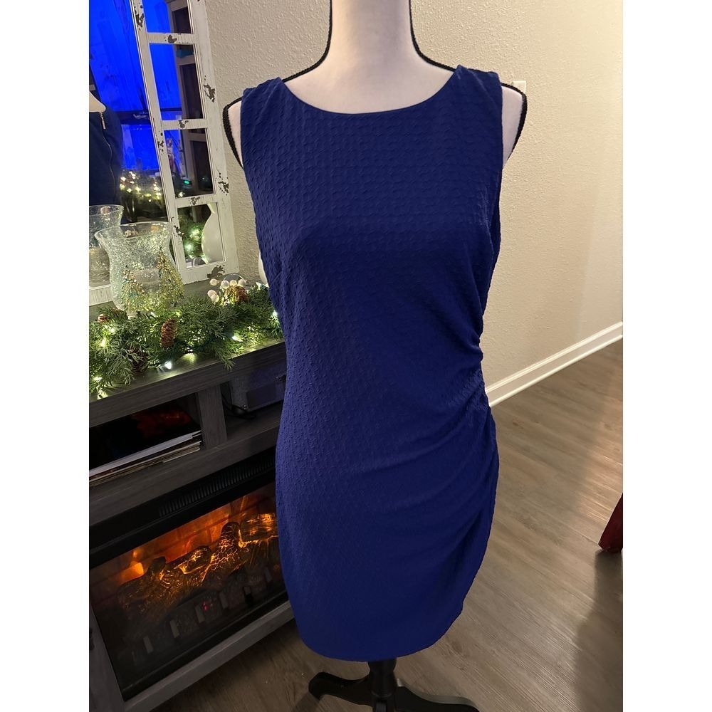 Bisou Bisou Michele Bohbot cocktail dress size 12โ blue